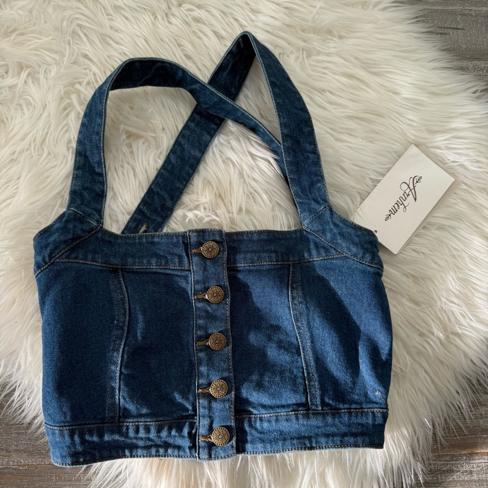 NWT Arnhem Pheonix Top in Indigo